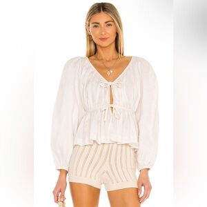 NWOT Revolve LPA Lawson Puff Sleeve Top